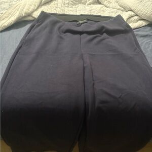 Navy Wide-Leg Pants knit pants nwot length Short